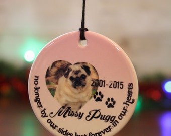 Pet memorial ornament, pet ornament, custom ornament, christmas ornament, personalized christmas ornament, pet Christmas ornament #OR595