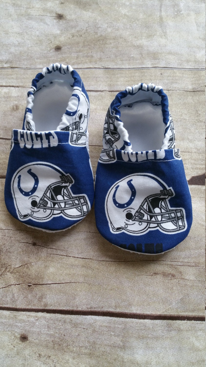 Indianapolis Colts Cloth Baby Booties