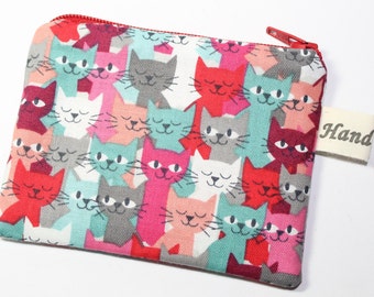 Coin purse, change purse, cat purse, gift for cat lover