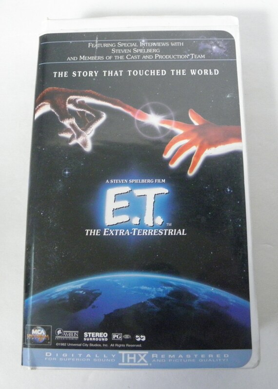 Items similar to VHS ET The Extra Terrestrial 1996 Clam Shell thx Free