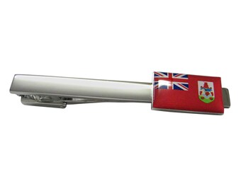 Bermuda Flag Square Tie Clip