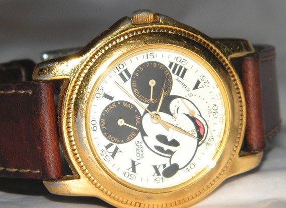 seiko mickey mouse chronograph watch