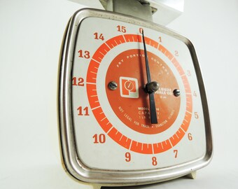 Vintage Kitchen Scale, Pelouze Fry Portion Control 1 lb. Capacity Model ZF-16, Retro Kitchen Scale, Vintage Kitchenware, Farmhouse Decor