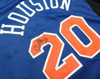 Autographed Allan Houston New York Knicks Champion Jersey Size 40