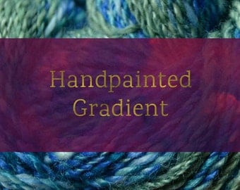 Handpainted Gradient - Combed Top and Roving Spinning Fiber Tutorial - Handspun Yarn Tutorial