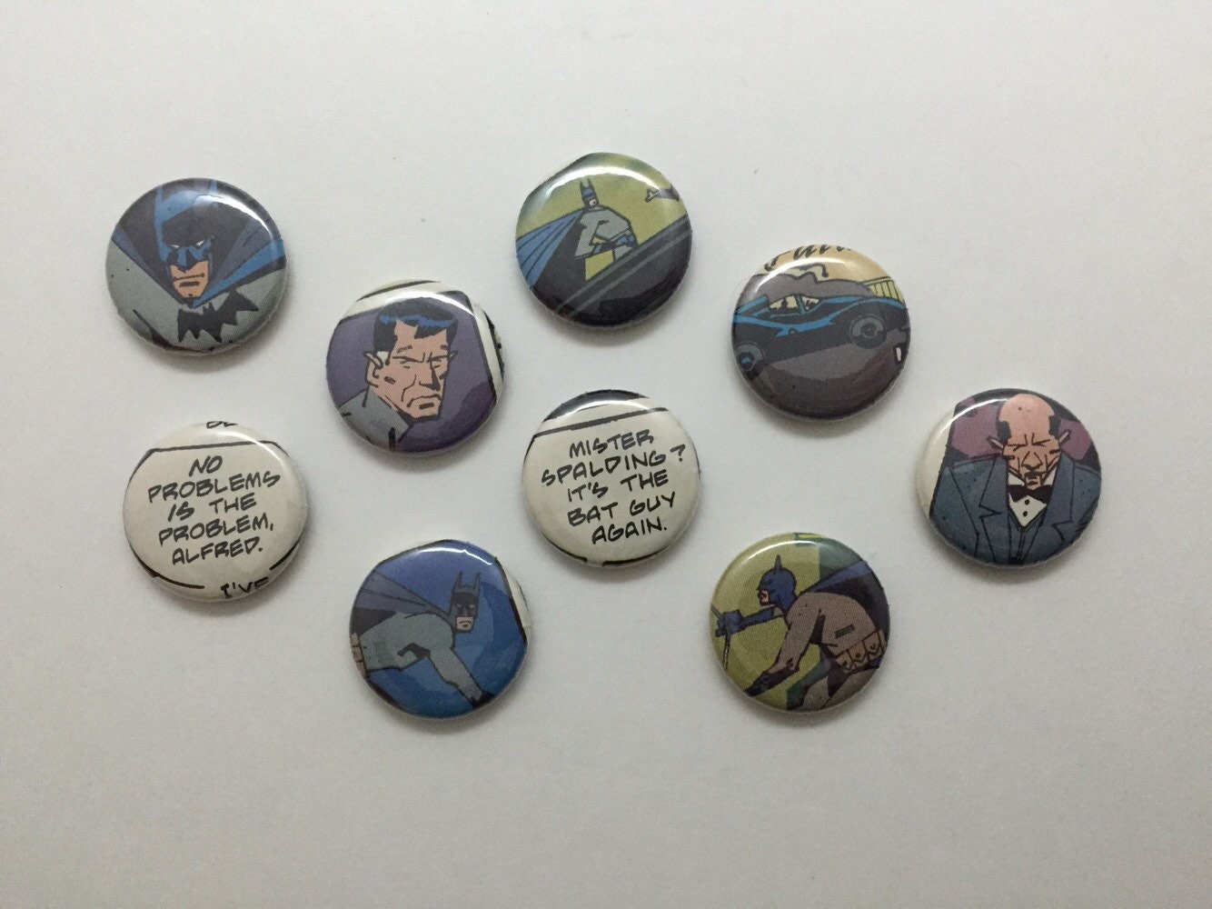 Batman 9 pcs 1 Inch Batman Batman Comic