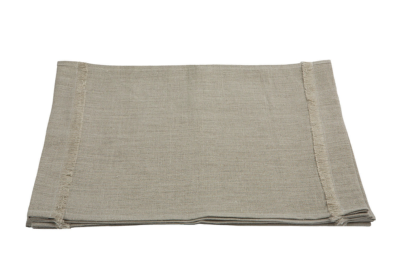 Linen placemats DARK NATURAL placemats heavy linen