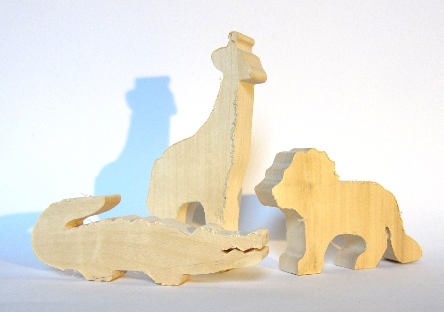 Wood cutouts Unfinished Wooden animals Do It Yourself