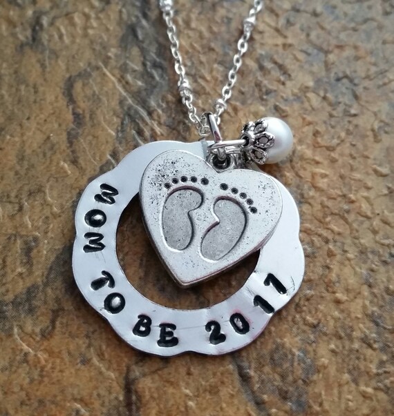 mom to be necklace gift for new mom wife pregnancy by