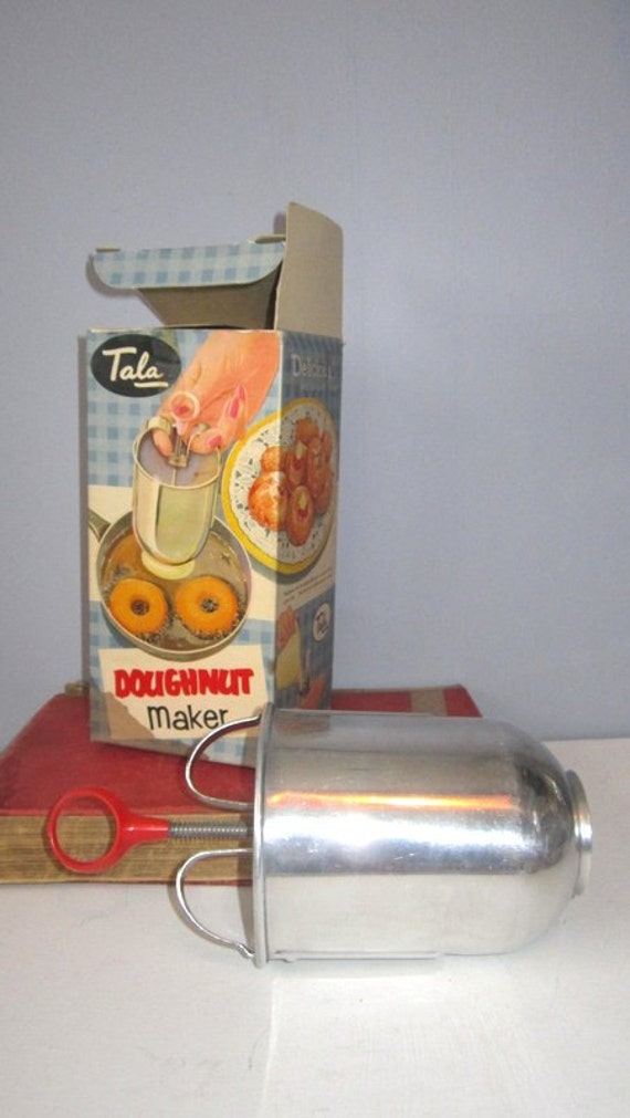 Vintage Tala Doughnut Maker donut press circa 1950 in Box with
