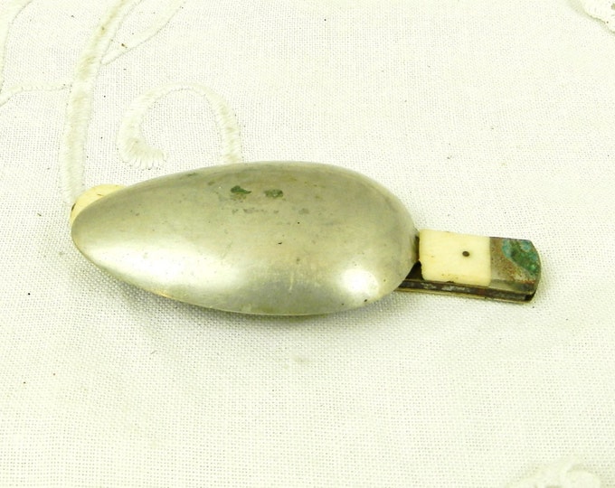 Antique French Folding Metal Traveling Spoon With Bone Handle, Vintage Camping Hunting, Steampunk Scouts Glamping Camp Cutlery Equipment, Antique French Folding Metal Traveling Spoon With Bone Handle, Vintage Camping Hunting, Steampunk Scouts Glamping Camp Cutlery Equipment,