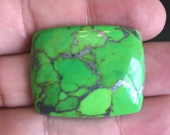 Mohave Green Turquoise Cabochon