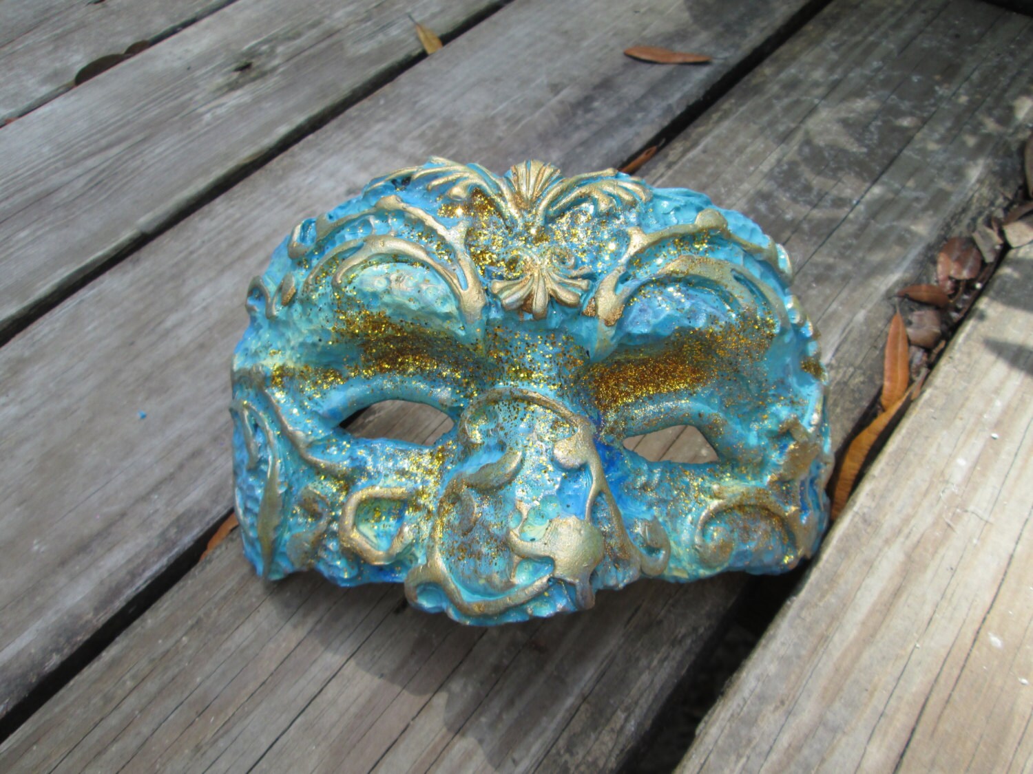 handmade Costume mask Mardi Gras Mask one of a kind