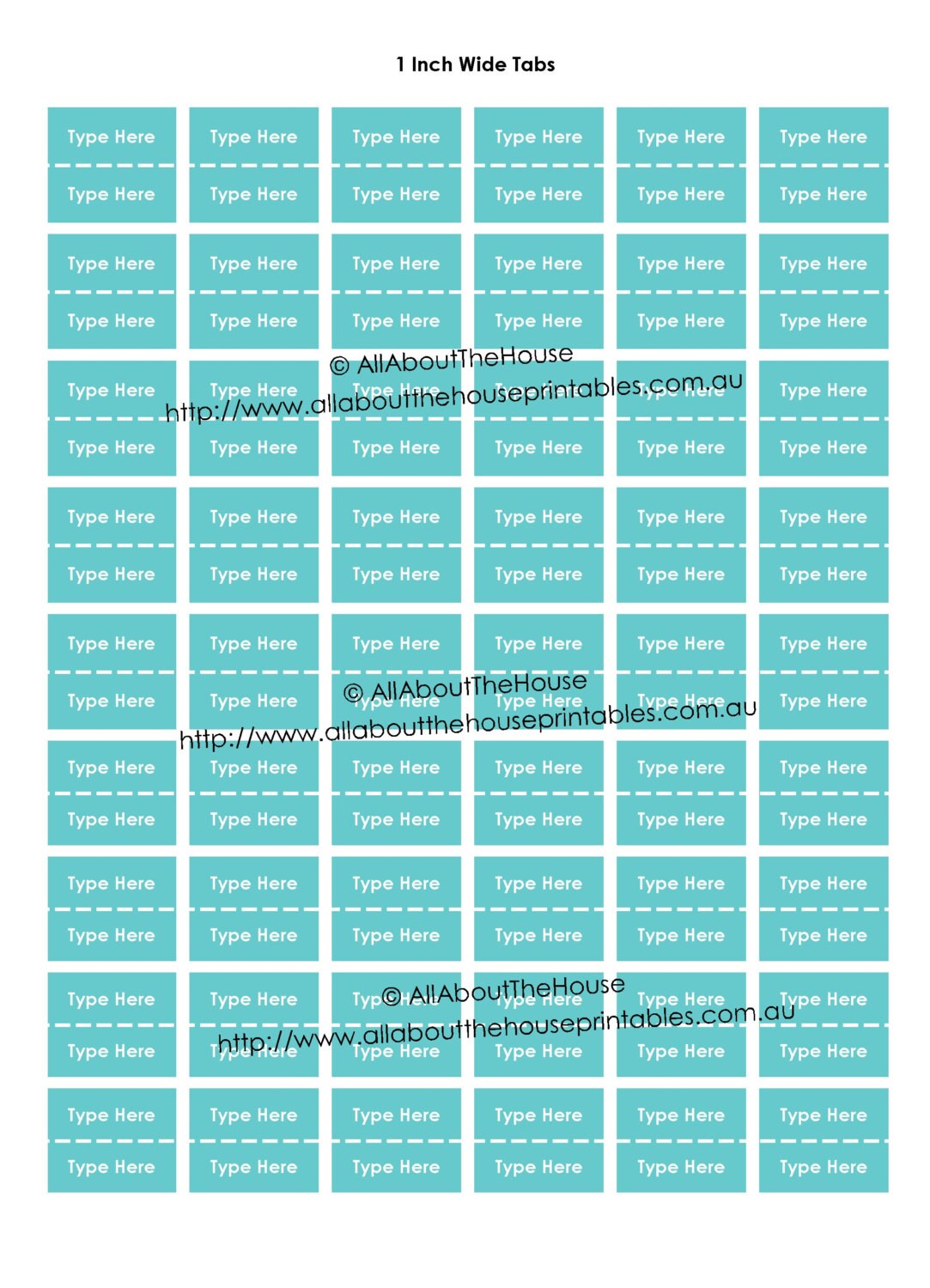 EDITABLE Planner Tabs Printable Daily Planner Accessory recipe