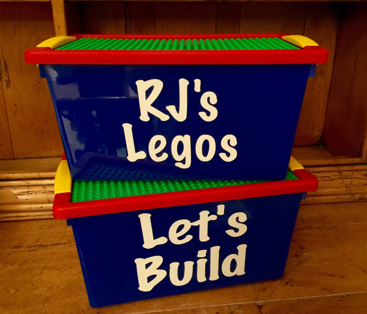 large container of legos