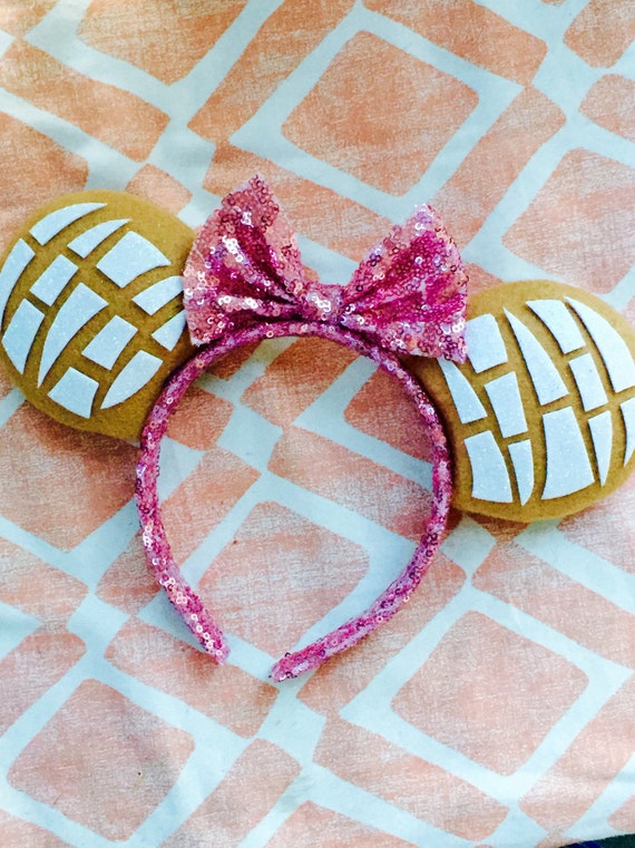 Concha Pan Dulce Disney Minnie Mouse Ears Headband