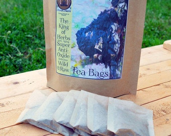 25 Organic chaga mushroom tea bags ready to brew tea instant chaga tea in natural tea bags