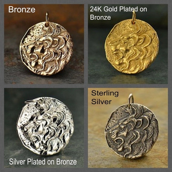 Satin 24K Gold Plated Bronze Bronze Silver Plated OR