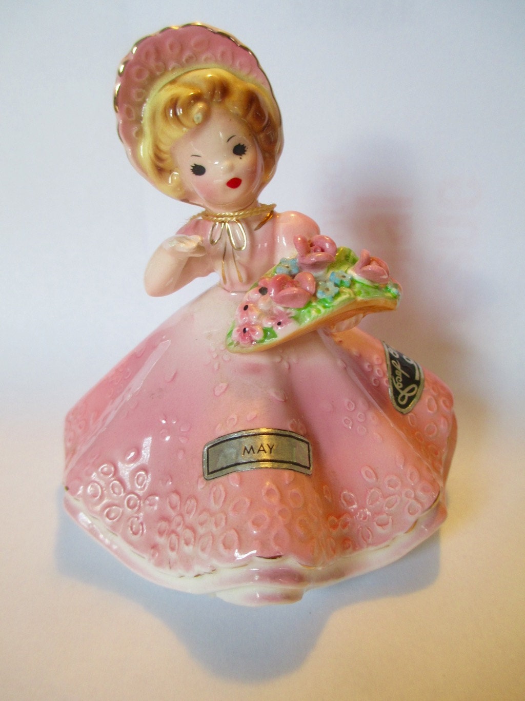 Vintage Josef Originals Ceramic MAY Birthday Dolls Series/