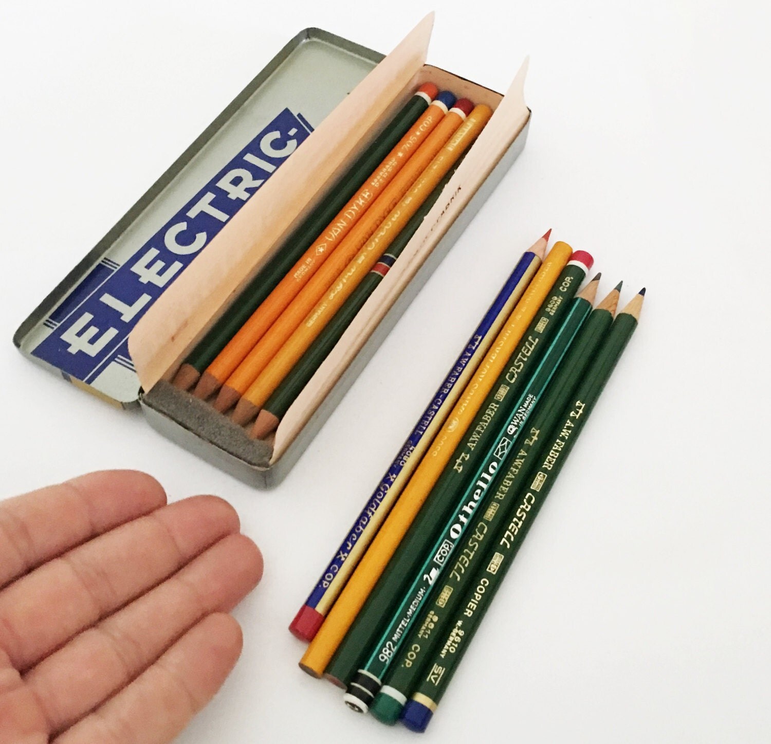 1950s Vintage German 12 Pieces Pencils in the Original
