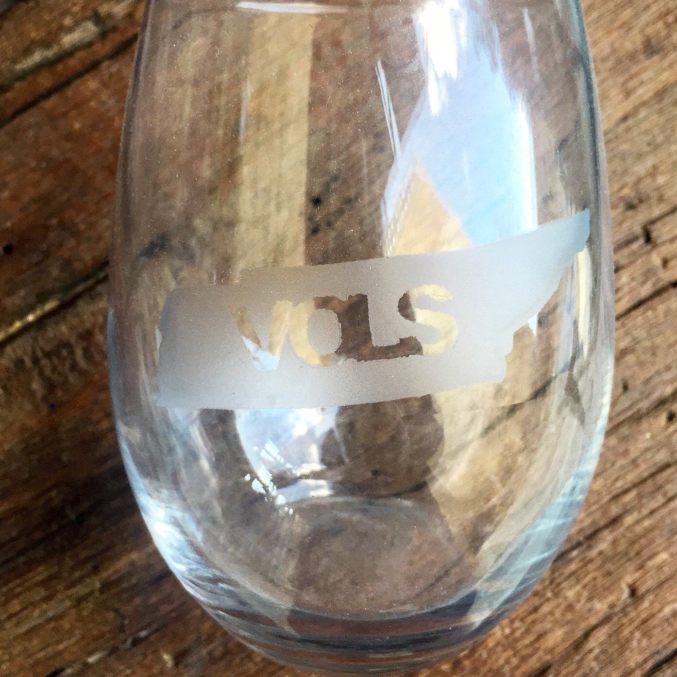 CUSTOM etched state glassware great gift
