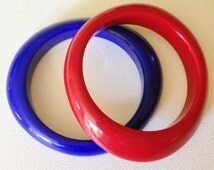 MYKONOS BANGLE GOLD CLEAR CHARCOAL BLUE - L main image 1