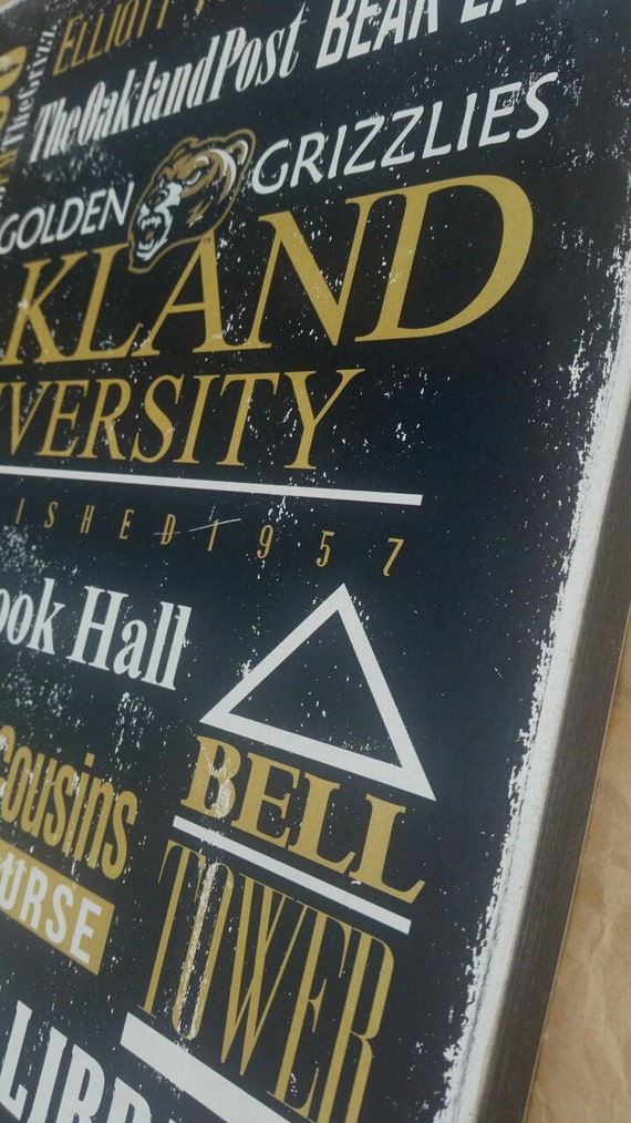 Oakland Universiry Rochester Michigan Graduation Golden