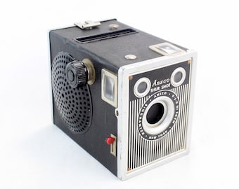 Steampunk Wireless Next Gen Bluetooth Speaker - ANSCO Shur Shot Special Camera - Music Lover Gift