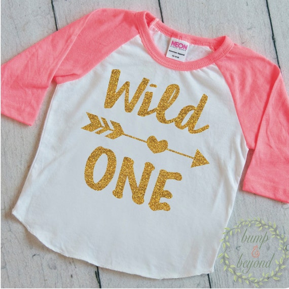 1st Birthday Shirt Wild One First Birthday by BumpAndBeyondDesigns