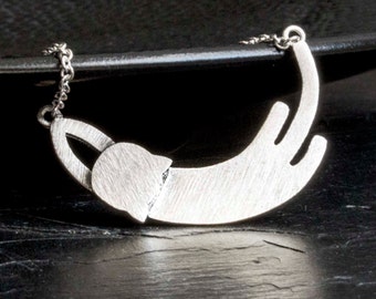 Cat necklace - 925 Sterling Silver Edition