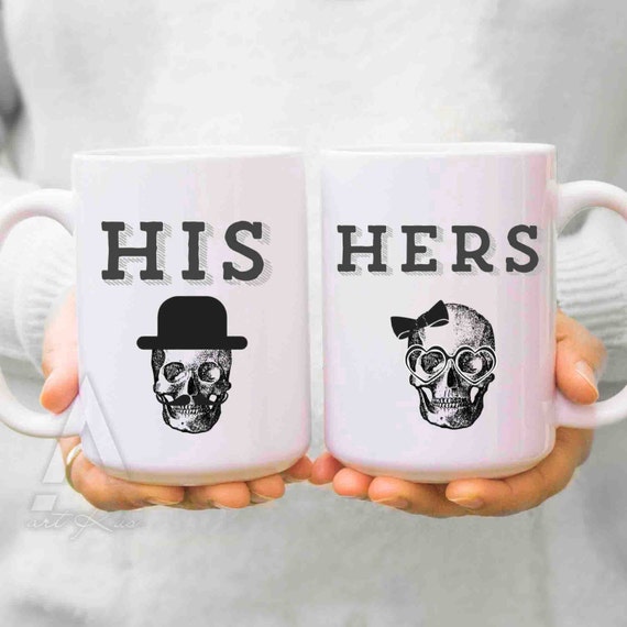 His and hers mug set