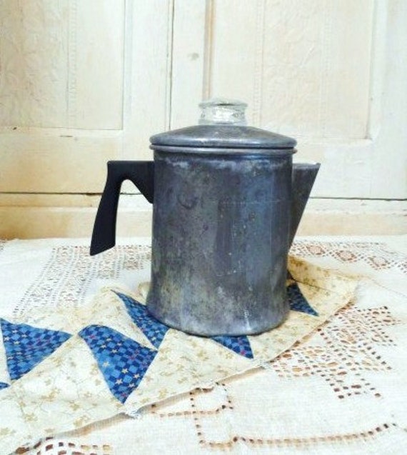 MIRRO Aluminum Ware 7 Cup Coffee Pot Made in USAVintage