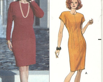 Butterick 5632 Misses Fitted Dress Size 6,8,10 Uncut
