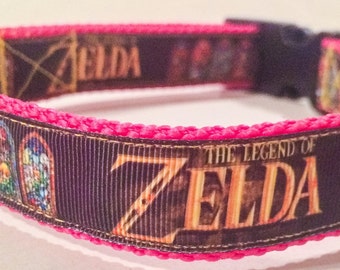 The Legend of Zelda inspired dog collar
