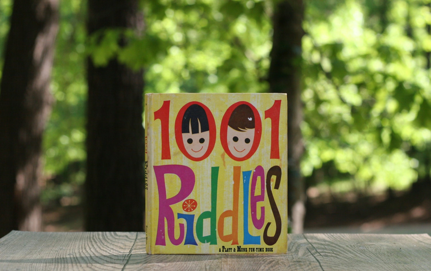 Vintage 1949 Children's Riddle Book / 1001 Riddles / Platt