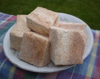 Cinnamon Sugar Vanilla Marshmallows candy dessert table smore's tea party shower treats hostess gift gourmet sweets snickerdoodle homemade