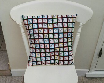 Geek/nerd periodic table cushion!