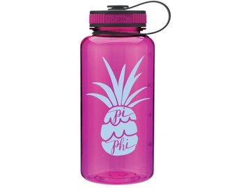 PiPhi Pi Beta Phi Pineapple Water Bottle