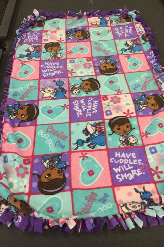 doc mcstuffins plush blanket