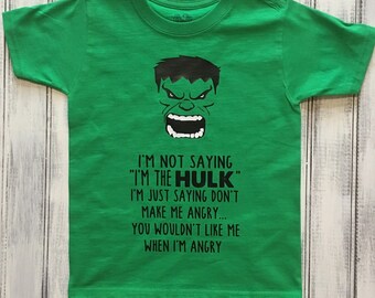 Hulk Iron On T-shirt Transfer Printable Disney Marvel Mickey
