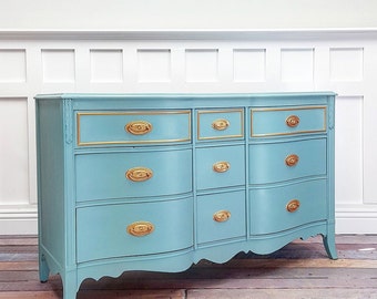SOLD - Turquoise Dresser - SOLD