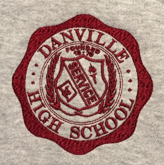 Custom School Logo Embroidery Design Mascot or team from ...