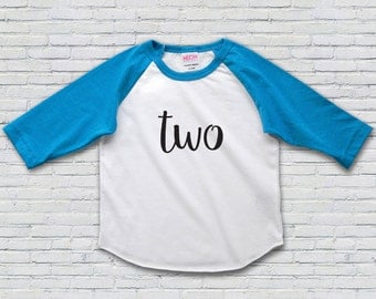 2nd Birthday Shirt, Second Birthday Shirt, 2nd Birthday Girl Oufit, 2nd Birthday Boy Outfit, 2nd Birthday Shirt Boy, Raglan Tee,Baseball Tee