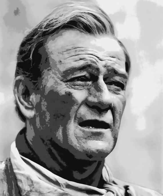 Brilliant John Wayne Pop Art Paint By Number Kit