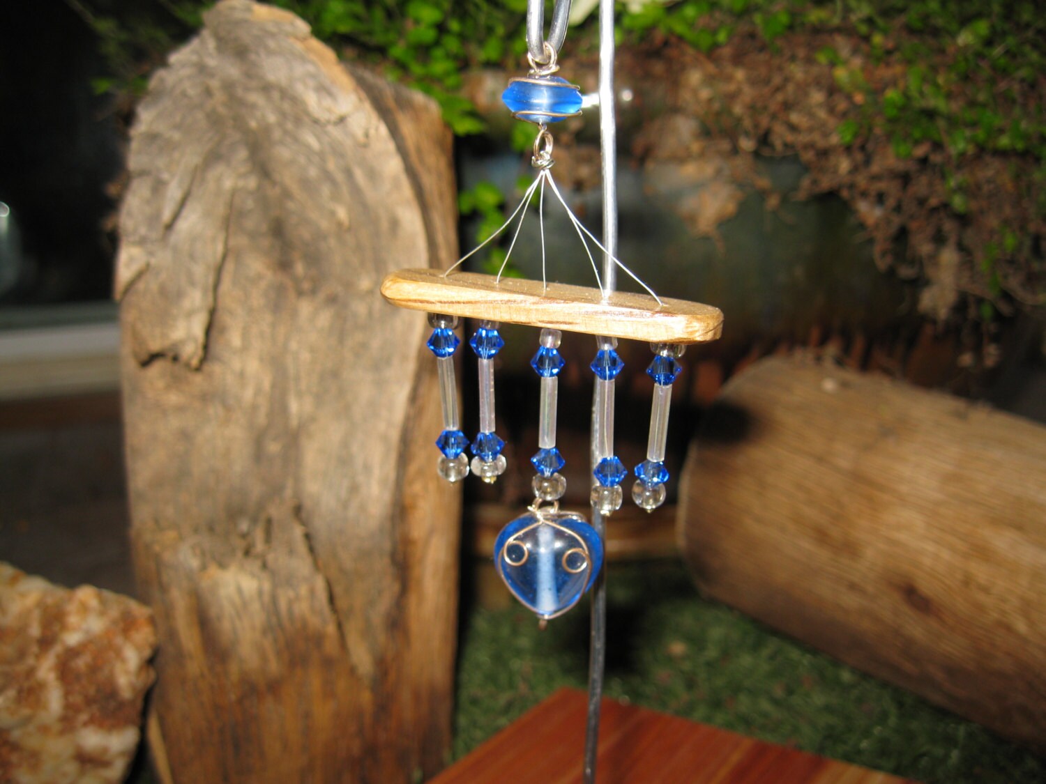 Fairy Garden Wind Chime miniature fairy house cottage door