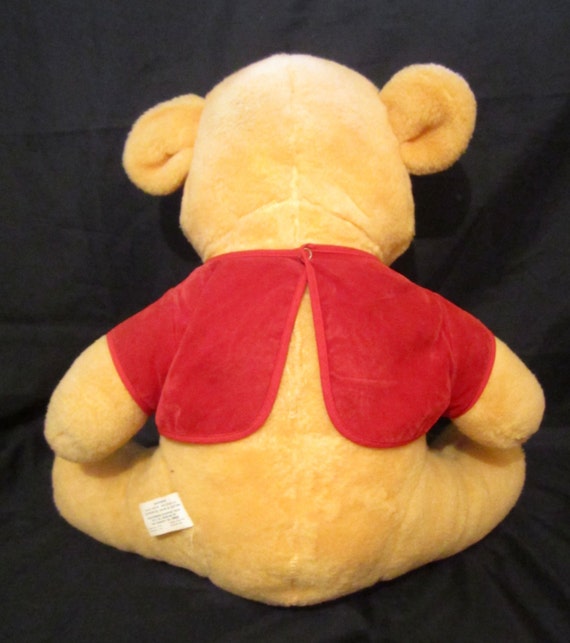 Winnie the Pooh Plush Vintage Disney Stuffed Animal Walt