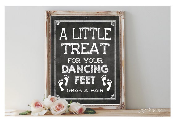 Instant 'A little treat for your dancing feet' by JoJoMiMi on Etsy