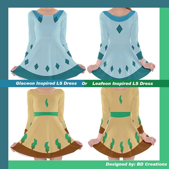 Eeveelutions Gijinka Long Sleeve Dresses Pokemon