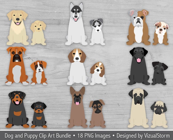 clipart dogs and puppies - photo #47