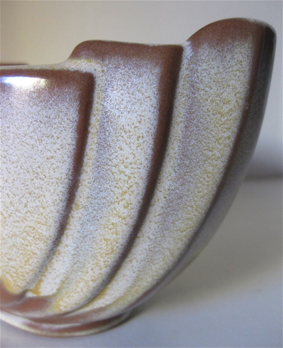 Frankoma Bowl Art Deco/Oklahoma Pottery by brianworld on Etsy